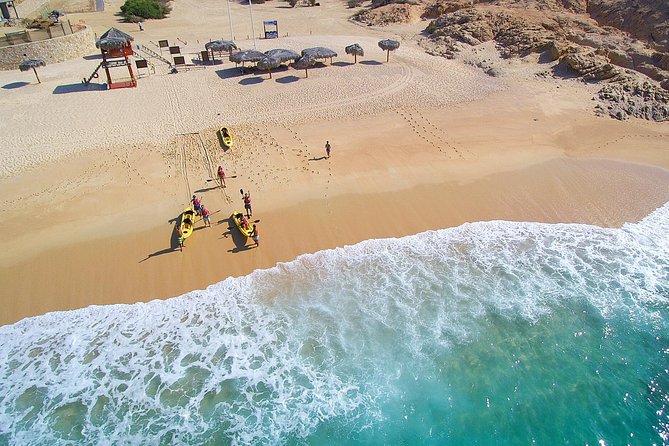Cabo San Lucas Glass Bottom Kayak Tour and Snorkel at Two Bays - The paddle between two bays