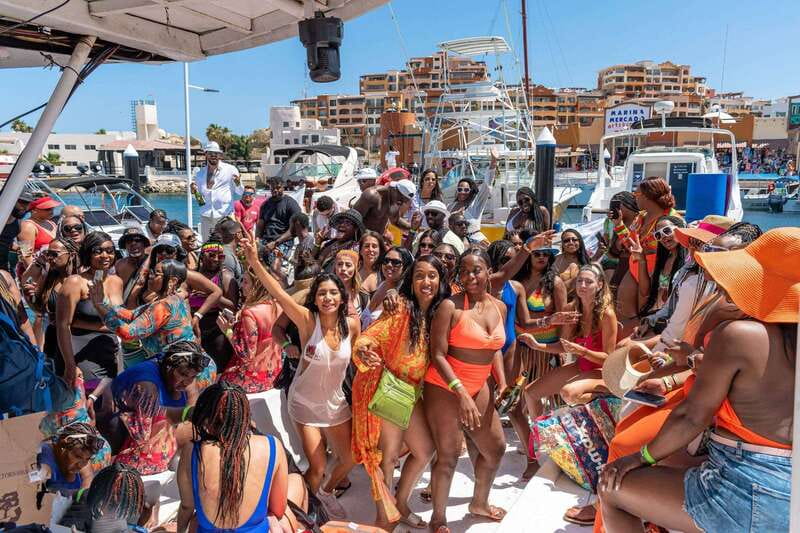 Cabo San Lucas: Hip Hop Boat Party with Unlimited Drinks - The Cabo Wave party begins at Muelle del Cabo