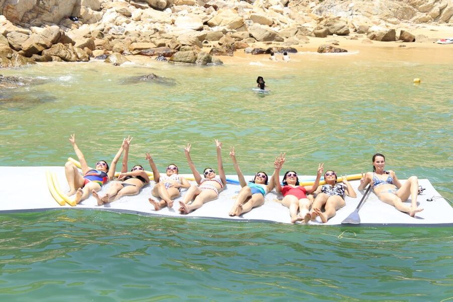 Cabo San Lucas: Private Catamaran Cruise - A calm beach stop without vendors