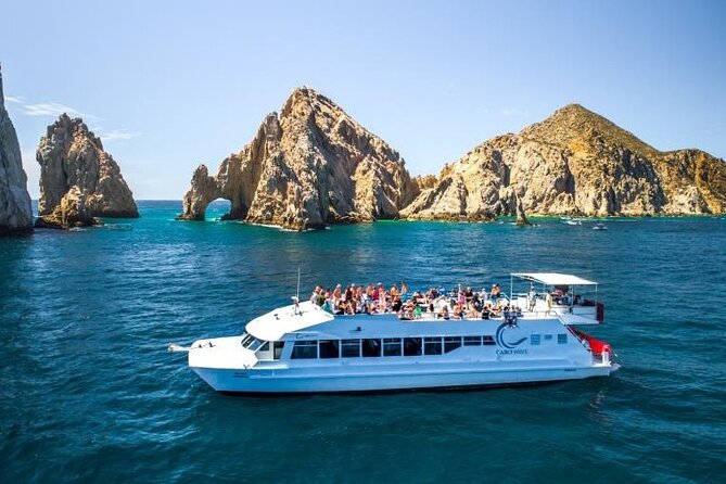 Cabo San Lucas Sunset Dinner Cruise with Open Bar - Cruising toward El Arco