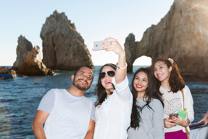 Cabo Sunset Dinner Cruise: Fajitas, Lands End and Party - Seeing the Arch and Lands End from the water