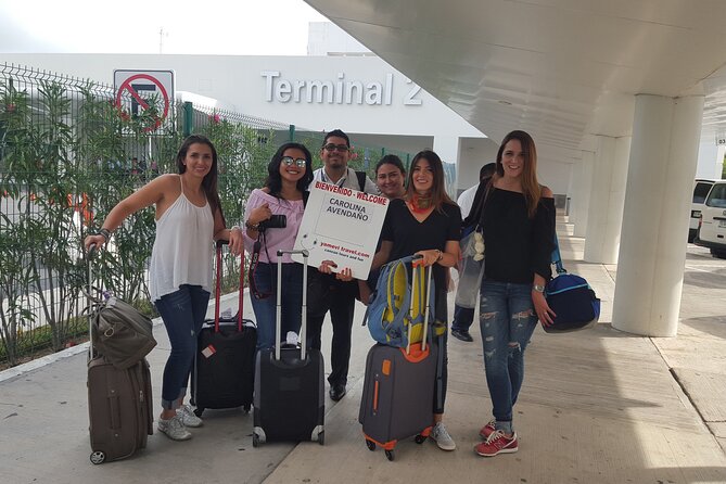 cancun airport shuttle - Round-trip service and the return to the airport