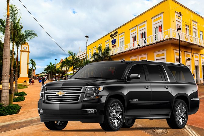 Cancun Airport to Hotel Private Deluxe SUV - The ride itself, from curb to hotel door
