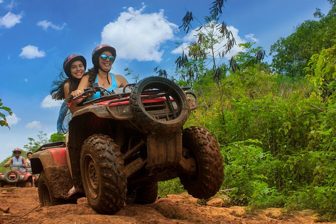 Cancun ATV Jungle Adventure, Ziplines, Cenote and Tequila Tasting - ATV riding on the Mayan jungle track