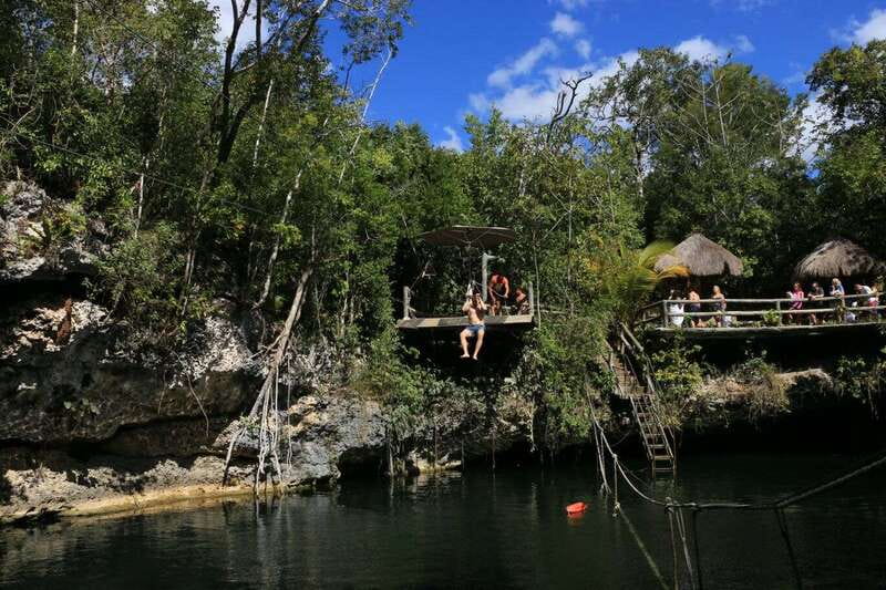 Cancun: ATV, Ziplines and Cenote Adventure in the Jungle - Six zip lines above the trees