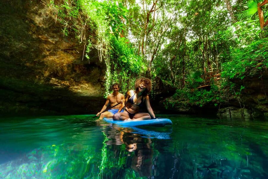 Cancún: Cenotes Adventure with Tequila Tasting & Mayan Snack - At a glance