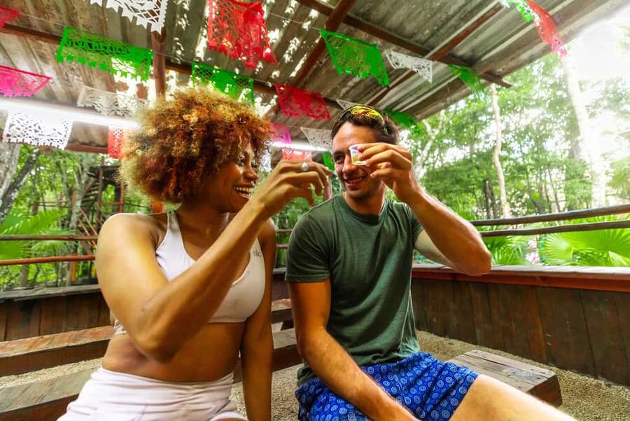 Cancún: Cenotes Adventure with Tequila Tasting & Mayan Snack - The first hour: getting from the coast to the jungle