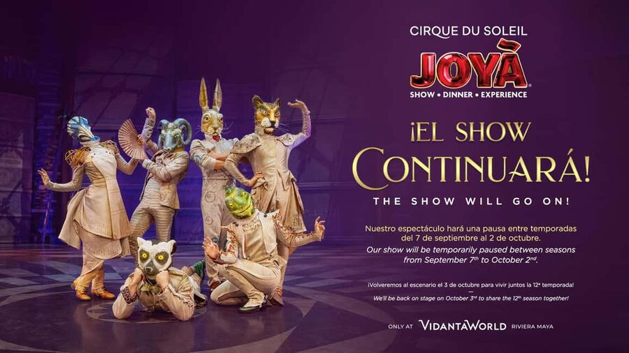 Cancún: Cirque du Soleil JOYÀ Show Ticket - The theater: close seats in a 650-seat room