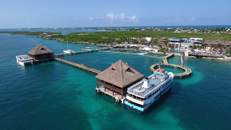 Cancún: Dolphin Encounter on Isla Mujeres with Buffet - Buffet Lunch, Pools, and a Slower Afternoon