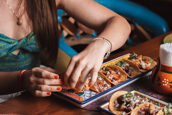 Cancun Guided Unlimited Taco Lunch & Shopping Experience - Playa Delfines: a fast stop with a big view