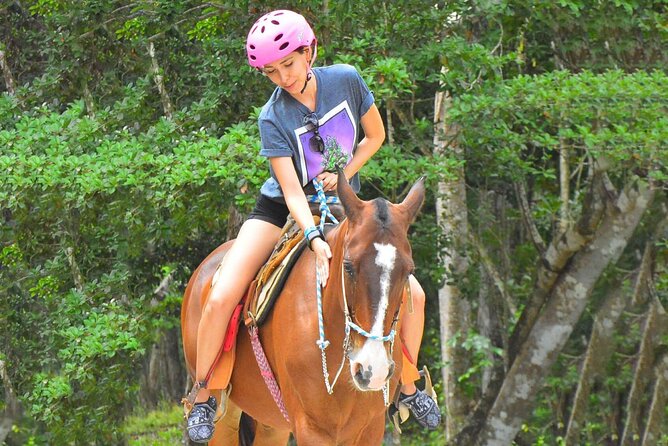 Cancun Horseback Riding, ATV, Ziplines, Cenote, Lunch and Drinks - Four jungle activities packed into one half-day