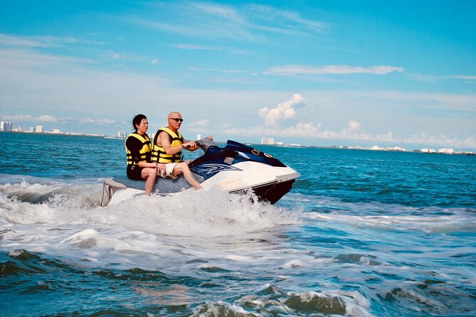 Cancun Jetski and Snorkel Adventure - El Meco Reef and the 30-minute snorkeling stop