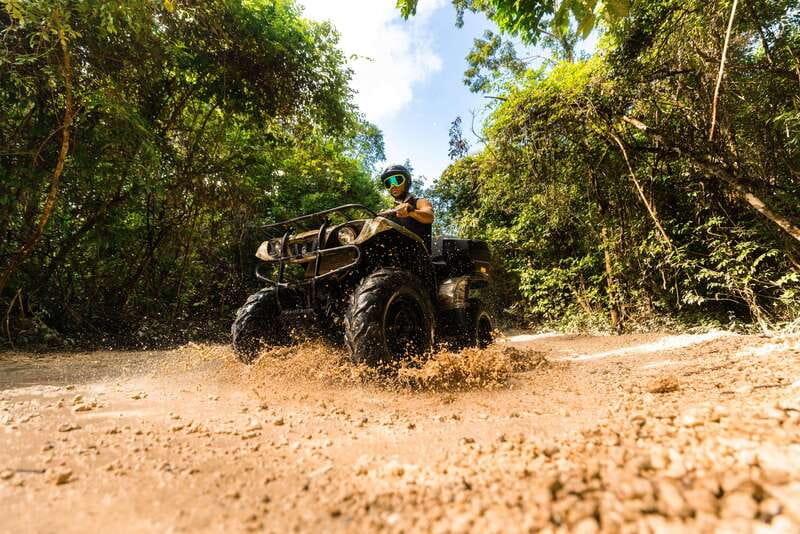 Cancun: Jungle ATV Tour, Ziplining, and Cenote Swim - Safety briefing before the engines start