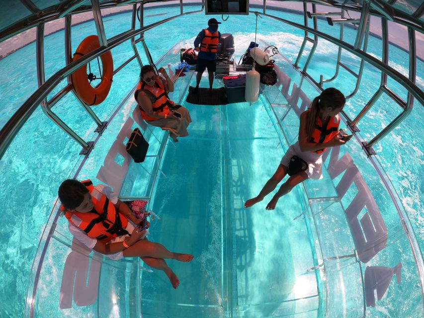 Cancún: Nichupté Lagoon Transparent Boat Tour with Drinks - Booking details that matter
