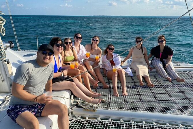Cancun's Best: Catamaran to Isla Mujeres, Snorkeling & Drinks! - A lively catamaran day from Cancún