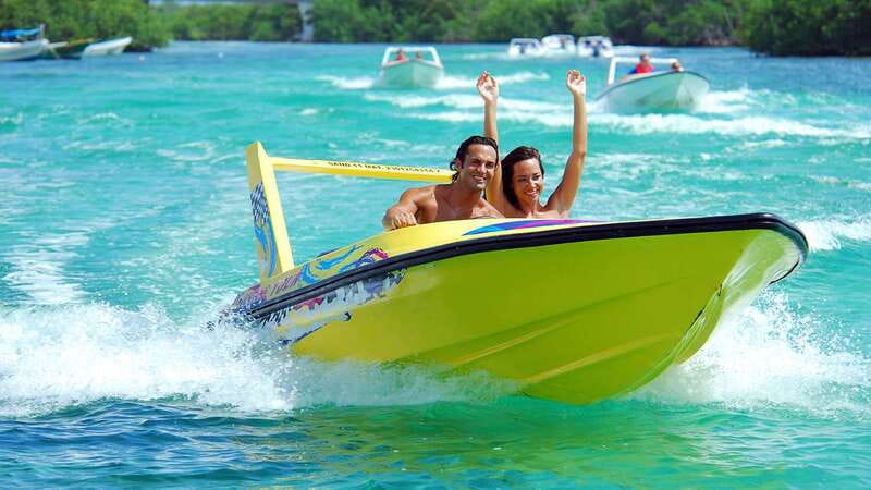Cancun: Speedboat Mangrove Jungle & Snorkel Tour - Leaving Cancun by speedboat