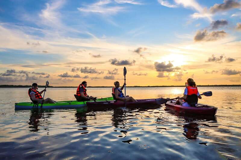 Cancun: Sunset Kayak Experience in the Mangroves - Meeting at Marina Scuba Cancun