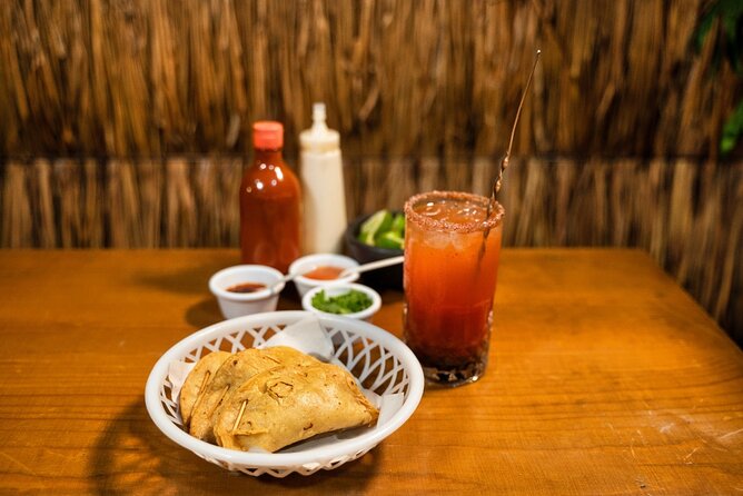 Cancun Taco & Mexican Food Tour with Tequila Tasting - Blue tortillas at Los Parejitas Panaquire