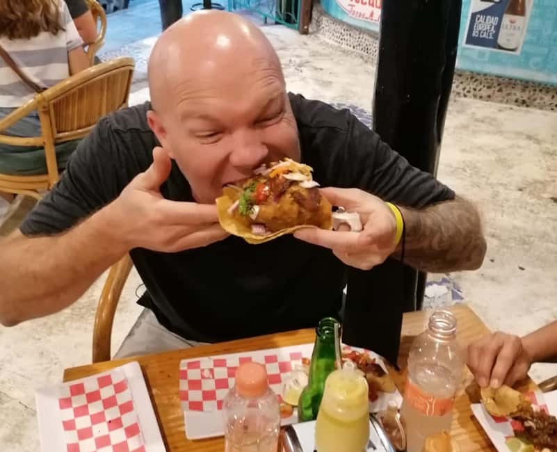 Cancun Taco Tour: Street Food & Tequila Tasting in Downtown - Seafood, suadero, chorizo, and the bold choices