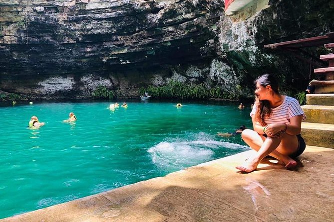 Chichen Itza Classic + Cenote + Valladolid from Playa del Carmen - Cooling off at Xcajum Cenote
