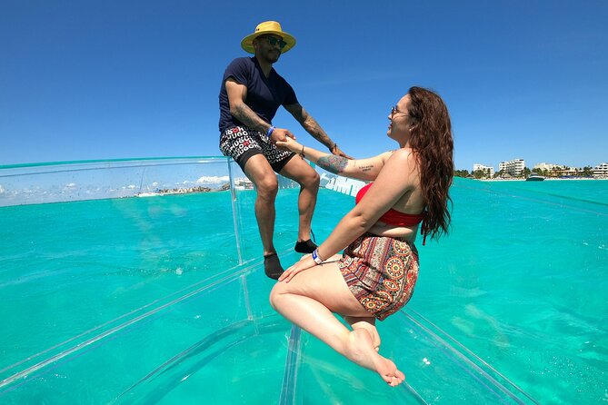 Clearboat: Glass-bottom boat ride to the Caribean Sea - Seeing the Caribbean through the clear hull