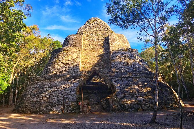 Coba & Mayan Cenote tour with lunch from Cancun and Riviera Maya - Temples, ball courts, and carved stones