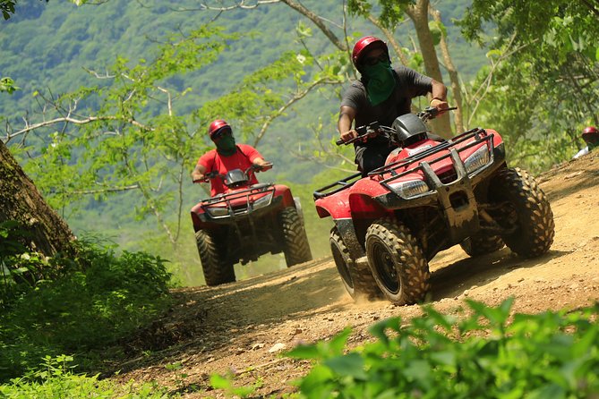 Combo ATV + Zipline R.R - A steep mule ride and tequila tasting
