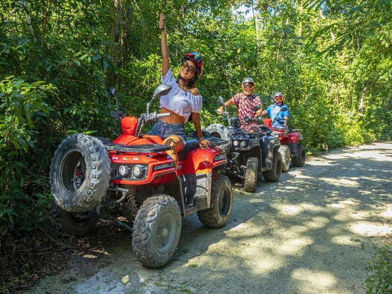 cozumel: ATV adventure with caverns, ruins with transfer - Starting at El Cedral, Cozumel’s inland village