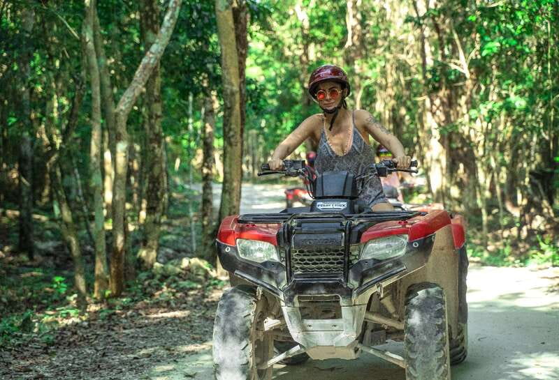 Cozumel: ATV Ride to Jade Cavern, Beach Club Access & Lunch - The ride from town to Cozumel’s jungle
