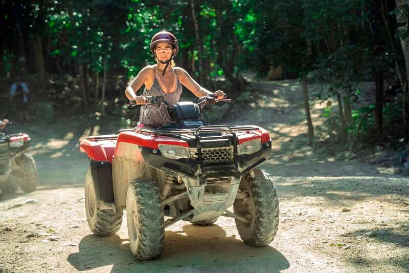 Cozumel: ATV Ride to Jade Cavern, Beach Club Access & Lunch - Jade Cavern and the cenote swim