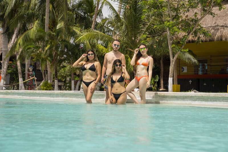 Cozumel: ATV Ride to Jade Cavern, Beach Club Access & Lunch - El Cedral combines old Cozumel with tequila