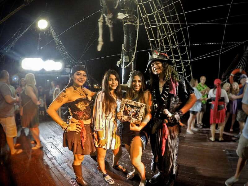 Cozumel: Pirate Ship Cruise with Open Bar, Dinner, and Show - A pirate ship, not a quiet sunset cruise
