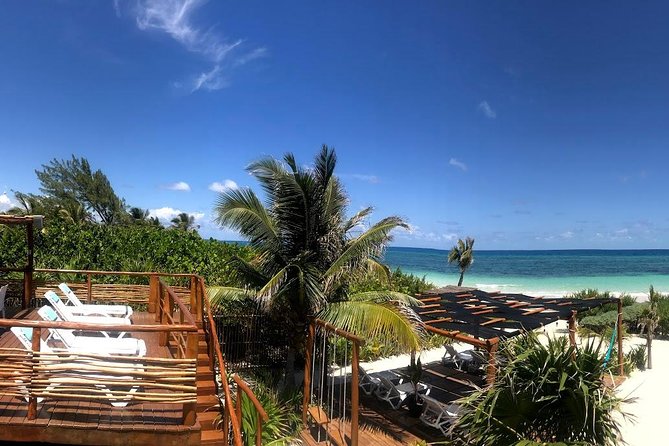 Day excursion to a PRIVATE LUXURY BEACH CLUB with transportation. - Why Hayhu works as a Costa Maya escape