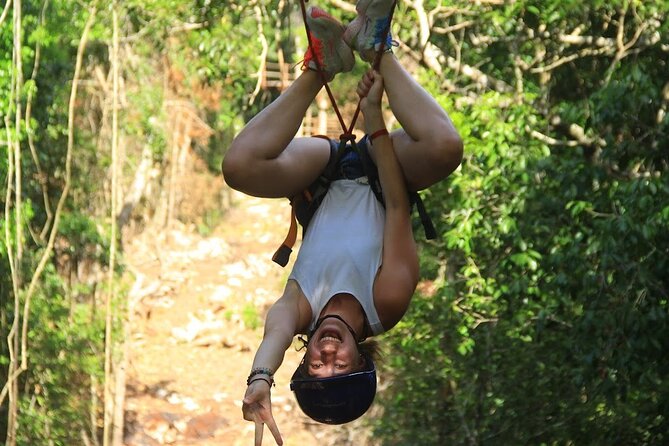 Day Tour with ATV, Zipline and Cenote Adventure from Cancun - The cenote swim and optional jump