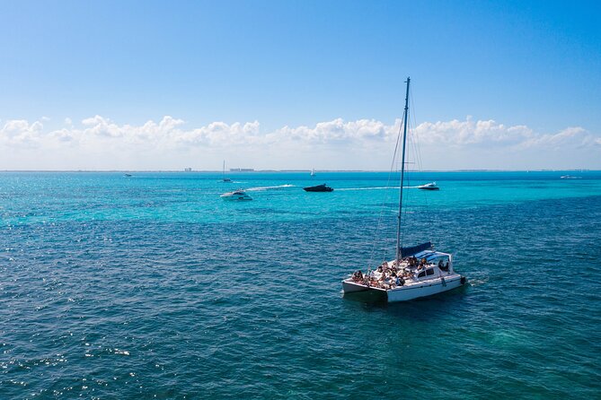 Deluxe Catamaran to Isla Mujeres with Open Bar from Cancun - What this Cancun catamaran day is really like