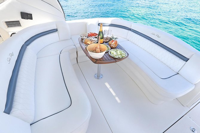 Deluxe Private Boats - 40 ft Sea Ray - Sailing south to quieter coral heads