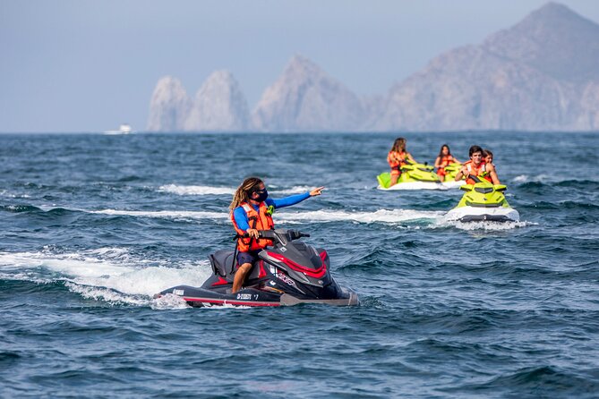 Double Jet Ski and Boat Ride in The Sea of Cortez Guided Tour - What the 90-minute water session feels like