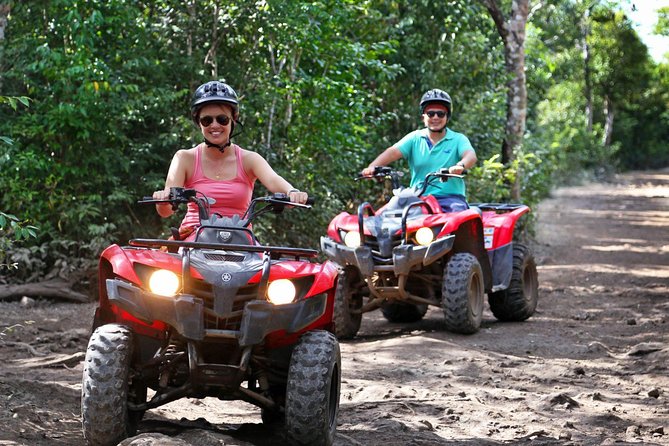 Drive an Atv shared, swim in a Cenote and ziplines in the Cancun - Three Cancun thrills in one outing