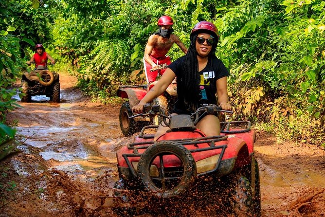 Drive an Atv shared, swim in a Cenote and ziplines in the Cancun - Who will enjoy this Cancun adventure