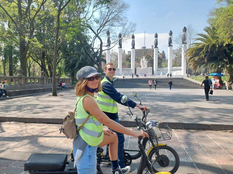Electric Bike City Tour with a taco stop. - The Zócalo and the historic center