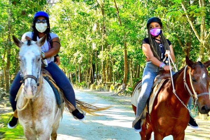 Extreme Horses Adventure with ATV, Ziplines & Cenote - Ziplines and hanging bridges in the trees
