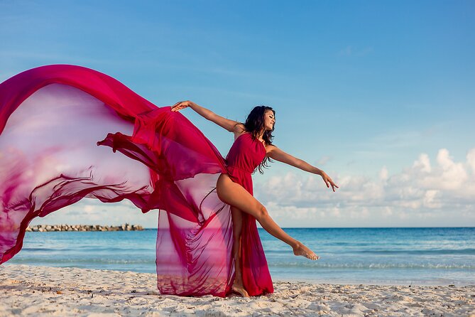 Flying dress photoshoot cancun - Forum Beach Cancun: an easy place to begin