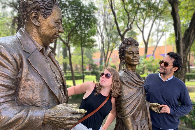 Frida Kahlo VIP [Museum Tickets Included] Walk, Markets & Churros - Frida Kahlo Park and the ahuehuete trees