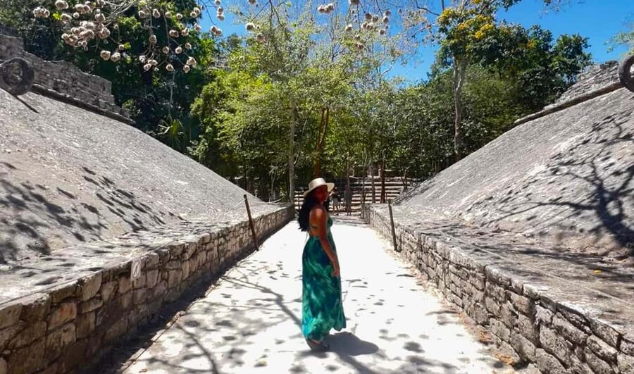 From Cancun: Coba, Tulum & Mayan Traditions Guided Tour - Tulum: ruins above the Caribbean