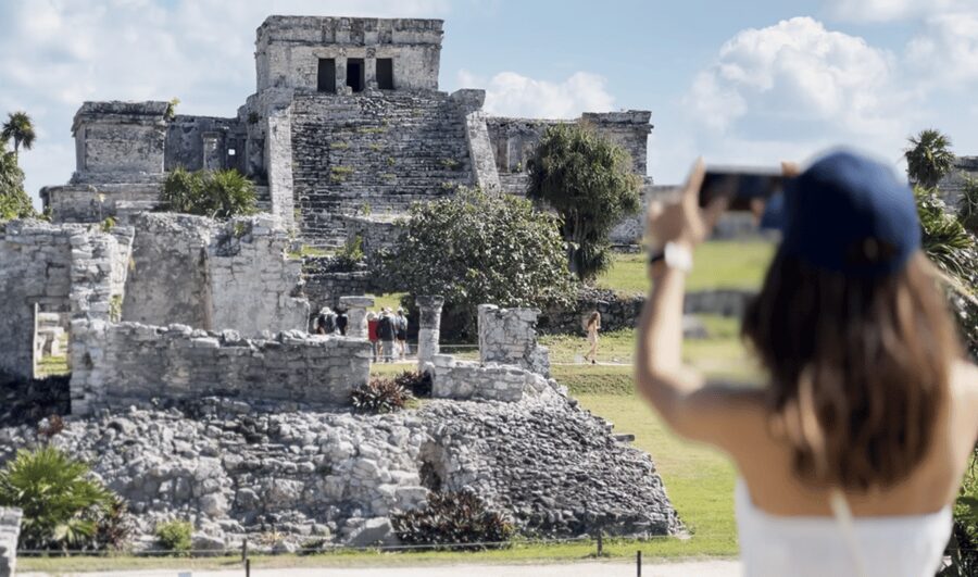 From Cancun: Tulum, Cenote and Turtle Swim Tour at Akumal - Akumal and the sea turtle swim