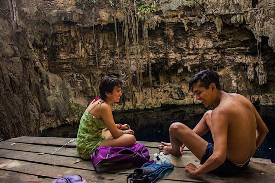 From Mérida:Uxmal and amazing cenotes guided tour with lunch - The cave cenote and its rough rural approach