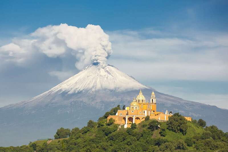 From Mexico City: Puebla and Cholula Day Tour - Puebla’s cathedral square and Rosario Chapel
