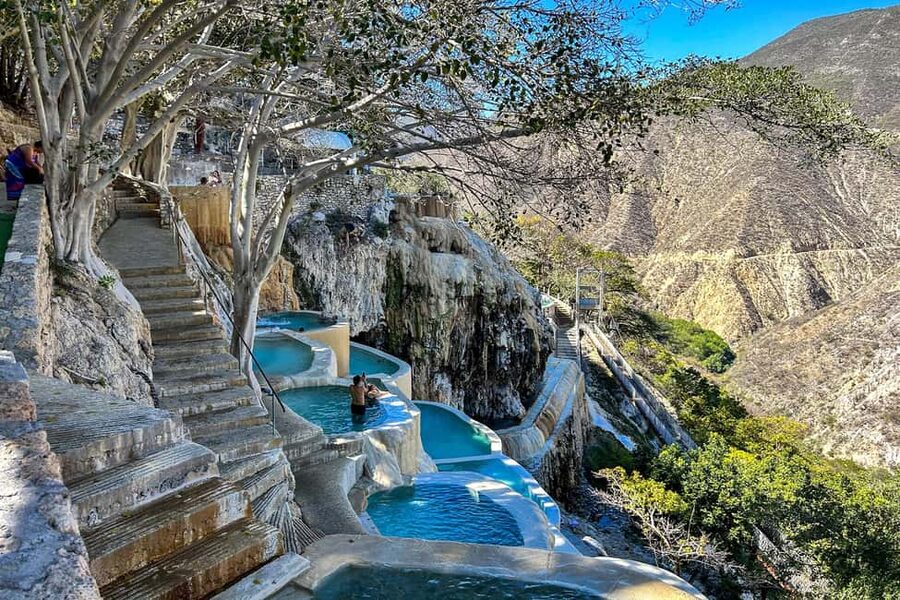 From Mexico City: Small Group Tour to the Tolantongo Caves - Entering the caves and learning the story