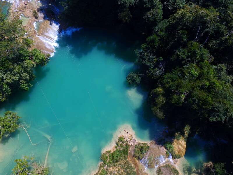 From Palenque: Palenque Ruins and waterfalls Roberto Barrios - Three hours at Roberto Barrios waterfalls