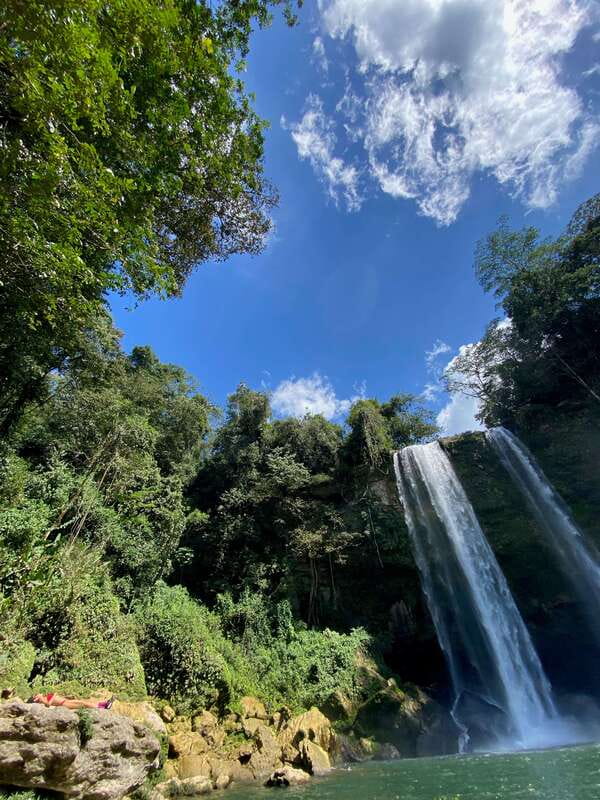 From Palenque: Waterfalls Misol-ha y Agua Azul. - Timing, pickup, and the shape of the day